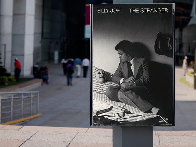 Billy Joel Poster The Stranger Album Cover Classic Rock Music Merchandise Retro Vintage 70s 80s Concert Tour Cool Wall Art Print Poster 12x18 thumbnail 9