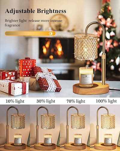 Candle Warmer Lamp with Timer Dimmer Adjustable Height for New Home Decor, Birthday Gifts for Women,Candle Warmer for Women Mom Christmas Mother's Day Gfit thumbnail 3