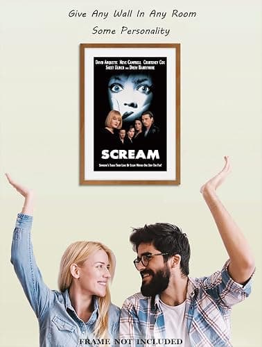 FatCat Wall Graphics Scream - 1996 Movie Poster Frameless Gift 12 x 18 inch（30cm x 46cm）-LT-071 thumbnail 9