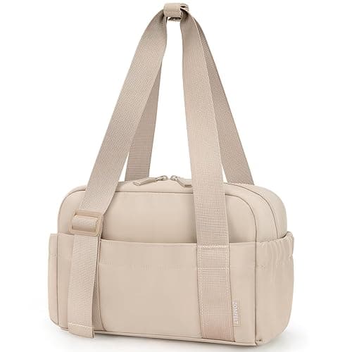 ZOMFELT Insulated Lunch Bag Women, Cute Lunch Tote Bag Lunch Box for Women, Leakproof Large Capacity Womens Lunch Bags with Adjustable Shoulder Strap for Work Office Outdoor Picnic Camping, Brown - Large - Brown