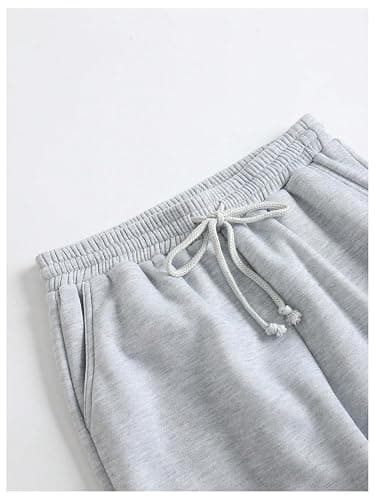 GORGLITTER Women's Elastic Bottom Sweatpants High Waist Stretch Loose Casual Lounge Athletic Joggers with Pockets thumbnail 5