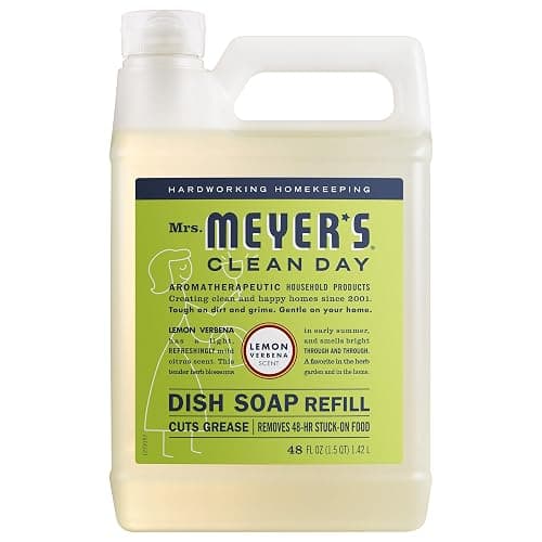 Mrs. Meyer's Clean Day, Liquid Dish Soap Refill, Lemon Verbena, 48 Fl Oz - Image 1