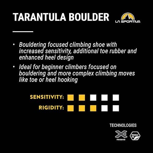 La Sportiva Mens Tarantula Boulder Rock Climbing Shoes thumbnail 8