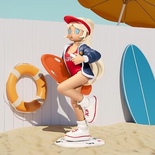 POP MART Peach Riot Rush Hour Series Figures Blind Box Figures, Random Design Action Figures Collectible Toys Home Decorations, Holiday Birthday Gifts for Girls and Boys, Single Box thumbnail 2