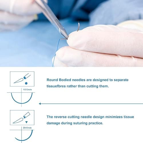 Spectabilis Suture Practice Thread and Needles for Medical Students Training Only (40 Mixed) thumbnail 7