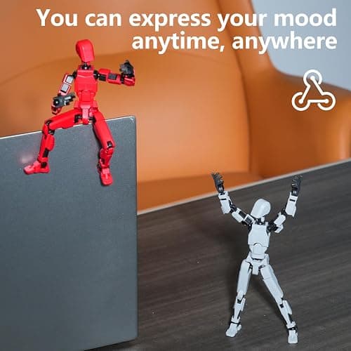 Rolling Art Action Figure Set, Model 13 Action Figure Multi-Jointed Movable,Gift Box Packaging, a Great for Loved Ones and Friends. thumbnail 8