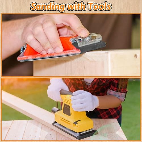 45 PCS Wet Dry Sandpaper 80-5000 Grit Sheets for Polishing & Finishing | 9 x 3.6 Inch Sand Paper Assortment Pack, Silicon Carbide Abrasive, Grit Marked Sheets, Wood, Metal & Automotive Polishing thumbnail 7