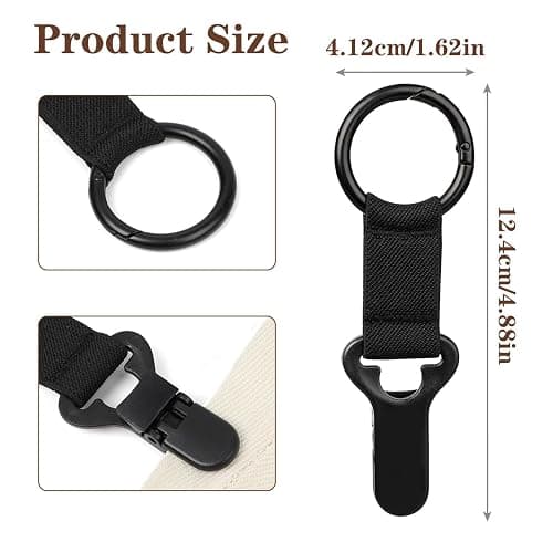 Niveaya Hat Clip for Travel on Bag - 2 Pack, Vacation Beach Cruise Essentials Accessory for Travel Handbag Backpack Luggage thumbnail 6