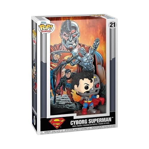 Funko Pop Comic Cover: DC - Cyborg Superman - DC Comics - Collectable Vinyl Figure - Gift Idea - Official Merchandise - Toys for Kids & Adults - Model Figure for Collectors - Image 1