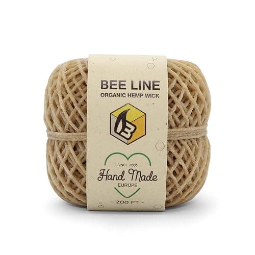 Hemp Wick Bundle Pack: 200 FT Beeline Roll + 1 Hemplights Wick Lighter (Black) thumbnail 4