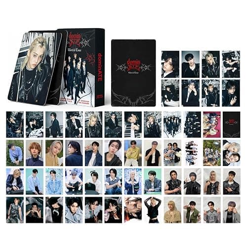 eTel Like 5 Pack/275 Pcs Stray Kids New Lomo Card Photocards Greeting Card with Postcards Box thumbnail 2