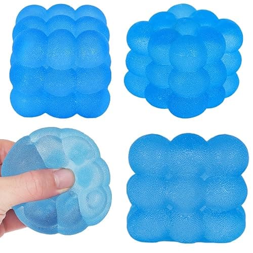 Ssqauvig Frosted Cube Squishy, 5cm Stress Relief Cube Fidget Toy, Soft Sensory Squishy Toys for Anxiety and Focus for Kids Youth Adults, Portable Squishy Ball (Blue) thumbnail 7