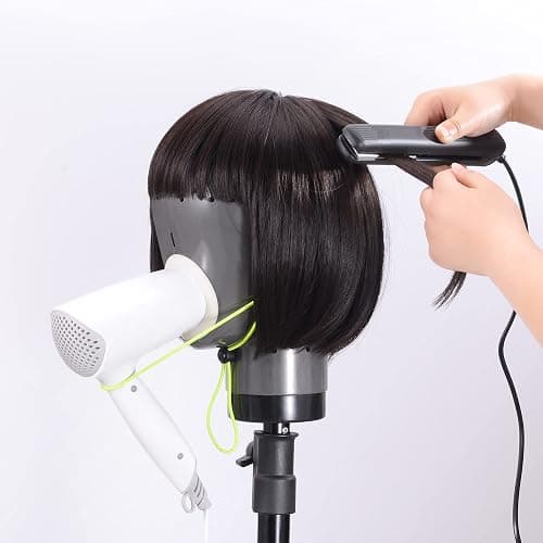 Maxsirui Wig Head Stand - Fresh Holder With Mannequin for Drying and Styling Hair, Scalp Cap Net, Dryer With Holes thumbnail 2