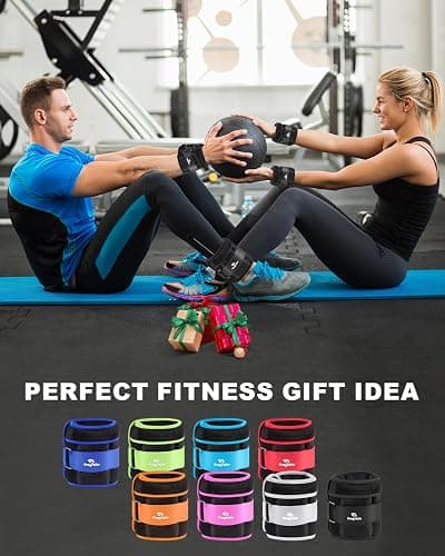 Adjustable Ankle Weights 1-3/4/5/6/8/10/12/15/20 LBS Pair with Removable Weight for Jogging, Gymnastics, Aerobics, Physical Therapy thumbnail 6
