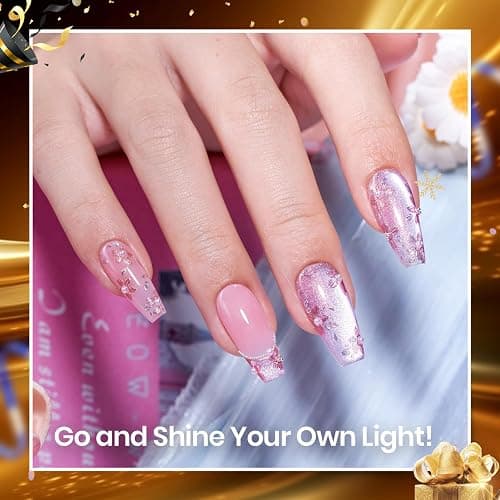 beetles Gel Polish No Wipe Gel Top Coat - Clear Color Top Coat Gel Nail Polish Shine Finish and Long Lasting, Soak Off Nail Lamp, 15ml Christmas Nails Gifts for Women thumbnail 5