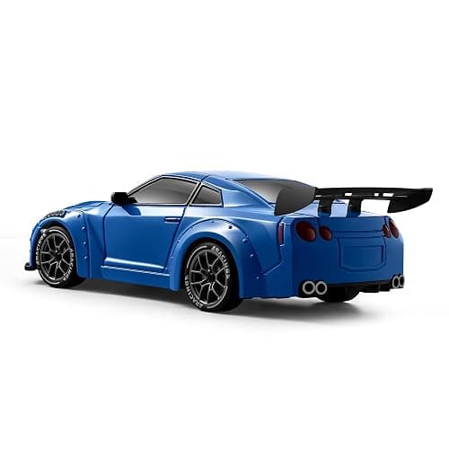 ACAMMZAR RC Drift Car, 1:24 Remote Control Car for Kids, 20KM/H 4WD High Speed RC Cars with Lights, Extra Racing Tires, Vehicle for Adults Boys Girls, Blue thumbnail 9