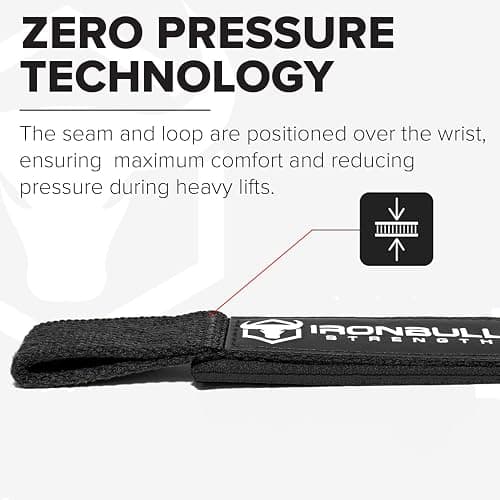 Lifting Wrist Straps for Weightlifting (1 Pair) – Padded Lifting Straps for Deadlifts, Powerlifting, Strength Training & Bodybuilding – Gym Straps for Men & Women thumbnail 2