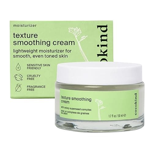 Cocokind Texture Smoothing Cream, Hydrating Face Moisturizer with Squalane, Celery Seed and Cucumber, Sensitive Skin Safe, Cruelty Free, 1.7 fl oz - Image 1