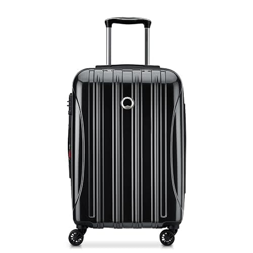 DELSEY PARIS Helium Aero Hardside Expandable Luggage with Spinner Wheels, Black, Carry-On 21 Inch thumbnail 3