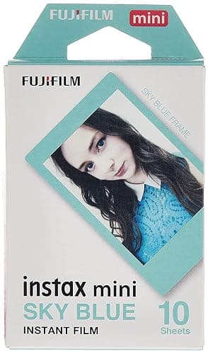 Fujifilm Instax Mini Sky Blue Film - 10 Exposures - Image 1