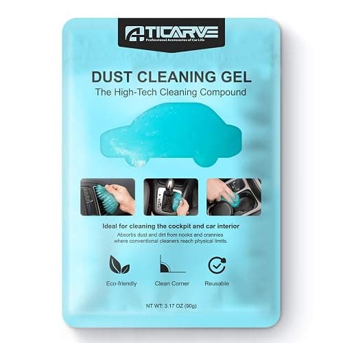 Cleaning Gel for Car Detailing Putty Car Vent Cleaner Goo Cleaning Putty Gel Auto Detailing Tools Car Interior Cleaner Dust Cleaning Mud for Cars Dust Cleaner Slime Keyboard Cleaner Gel (1Pack) thumbnail 7