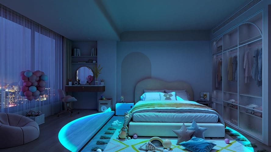 JIMEI Sunset Lamp Projector Led Lights for Bedroom Night Light RGB Lights Sun Sunlight Sunrise Lamp 10w 360° Rotation Mood Lighting Home/Room Decor Christmas Gifts for Women,Tabletop Multicolor thumbnail 8