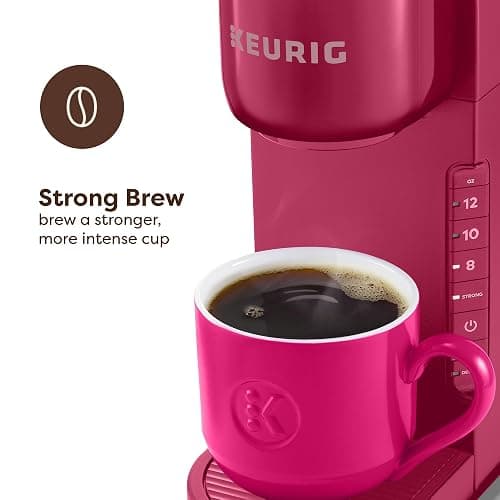 Keurig K-Express Single Serve K-Cup Pod Coffee Maker, 3 Brew Sizes, Strong Button Feature, 42oz Removable Reservoir, Holiday Berry thumbnail 4