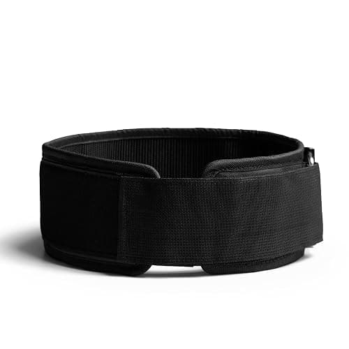 Gymreapers Quick Locking Weight Lifting Belt for Men Gym Belt for Powerlifting Deadlift Belt with 4 Inch Neoprene Metal Buckle Back Support Weightlifting Belt Women thumbnail 6