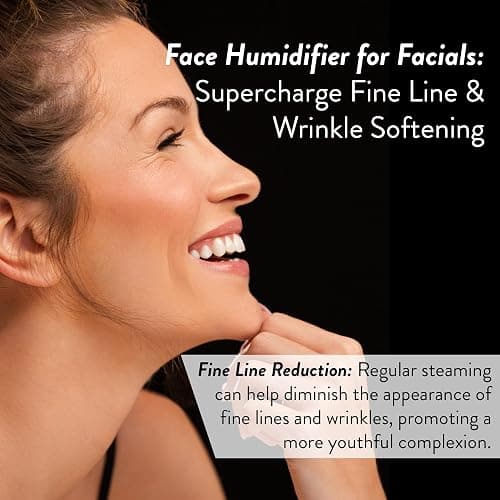 Facial Steamer SPA+ by Microderm GLO - Best Professional Nano Ionic Warm Mist, Home Face Sauna, Portable Humidifier Machine, Deep Clean & Tighten Skin, Daily Hydration for Maximum Serum Absorption thumbnail 8