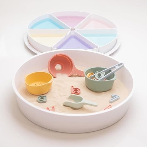 Inspire My Play Sensory Bin with Lid and Removable Storage Inserts - Sensory Bins for Toddler Crafts - Kids Sensory Toys for Autistic Children - Sensory Activities for Toddlers - Image 1