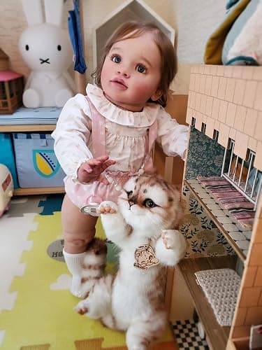 KAWAYII 26 Inch Reborn Toddler Baby Doll Princess Girl Realistic Newborn Doll Silicone Soft Vinyl Real Looking Reborn Baby Doll Toy Lifelike Set for Kids Age 3+… thumbnail 8