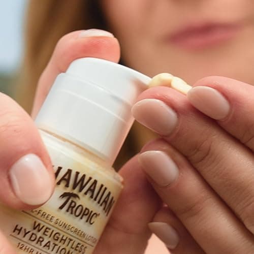 Hawaiian Tropic Weightless Hydration Lotion Sunscreen for Face SPF 30, 1.7oz | Travel Size Sunscreen Lotion, Beach Essentials, Sun Protection, Travel Sunblock Face, Summer Essentials, 1.7 fl oz thumbnail 6