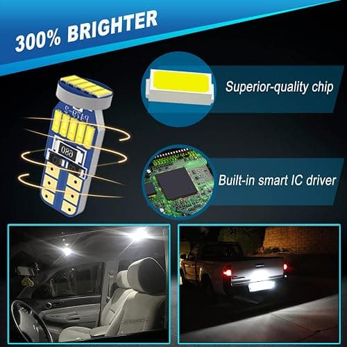 WEIMELTOY LED Interior Light Kit Package for Toyota 4Runner 2006-2021 Interior Lights + License Plate Lights + Cargo Lights + Back Up Reverse Lights + Install Tool etc. (18pcs LED bulbs total) thumbnail 5