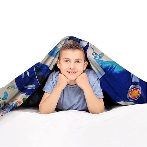 Bazillion Dreams Power Rangers Blue Ranger Fleece Softest Comfy Throw Blanket for Adults & Kids | Measures 60 x 45 Inches thumbnail 6