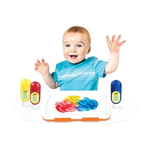 Crayola Easy-Clean Fingerpaint Set Arts & Crafts - Paint thumbnail 5