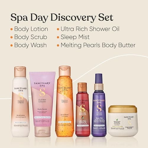 Sanctuary Spa Spa Day Discovery Gift Set, Vegan, Gift For Women, Birthday Gift, Womens Gift Sets, Self Care Gift thumbnail 7