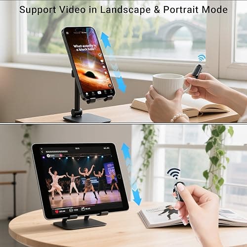 Scrolling Ring Remote for TikTok YouTube IG Shorts Video Landscape Portrait, Fingertip Wireless Scroller Page Turner Clicker for Kindle APP Compatible with iPhone iPad Android Phone Tablet thumbnail 5