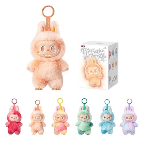 POP MART THE Monsters LABUBU Big into Energy Vinyl Plush Pendant Blind Box | LABUBU Doll, Blind Box Figures, Plush Keychain, Bag Charms, Random Design Collectible Tie Dye Toys, Single Box - Image 1