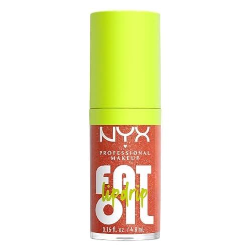 NYX PROFESSIONAL MAKEUP Fat Oil Lip Drip, Moisturizing Lip Oil Gloss, Vegan Tinted Formula, Up to 12 HR Hydration - Follow Back (Shimmering Warm Nude) thumbnail 10