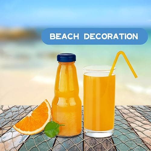 Sukh 2PCS Fish Net Decorative - Fish Net Decorations Decorative Netting Nautical Fishnet Table Runner Nets Netting Fishnet Ocean Party Rope Decoration thumbnail 6