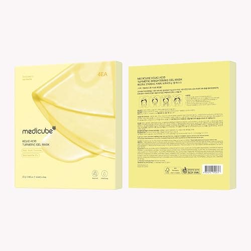 medicube Jelly Gel Mask with Brightening Kojic Acid Turmeric | Overnight Face Mask for Glass Glow Skin | Elasticity, Hydrating, Firming and Radiance Boosting | Korean Skincare, 28g x 4ea thumbnail 8