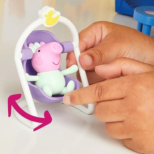 PEPPA PIG Peppa's Big Family House Playset with 3 Figures, 11 Accessories, 2025 Version with Baby Evie, Preschool Toys for Girls and Boys 3 and Up thumbnail 7