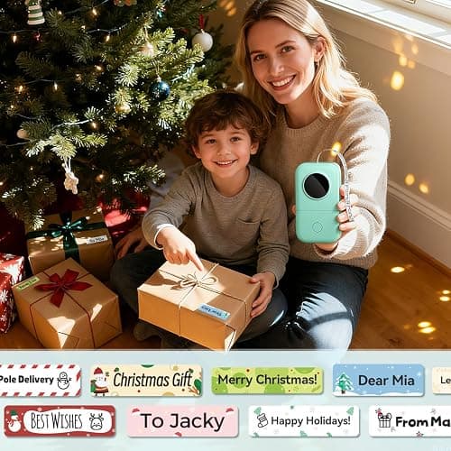 Phomemo D30 Label Maker Machine, Portable Bluetooth Mini Label Printer, Smartphone Handheld Thermal Sticker Small Labeler Multiple Templates Font Icon Inkless Custom Label for Home Kids School Items thumbnail 6