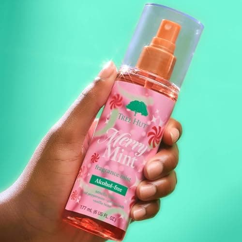 Tree Hut Merry Mint Hair & Body Mist, Spritz On for a Refreshed Feel or Layer with Your Favorite Scents, Versatile Body Spray, Limited Edition Holiday, 6 Fl Oz. thumbnail 5