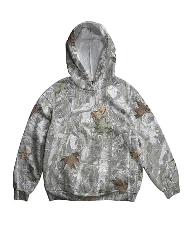 COZYEASE Girl's Graphic Camo Hoodie Long Sleeve Drop Shoulder Hooded Sweatshirts Loose Vintage Pullovers - Image 1
