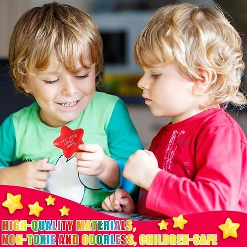 64 Pcs Christian Star Stress Balls Bulk for Kids Jesus Bible Quotes Motivational Balls Mini Foam Stress Relief Star Ball Toy Colorful Squeeze Fidget Office Stress Anxiety Relief Toy Party Favors thumbnail 2