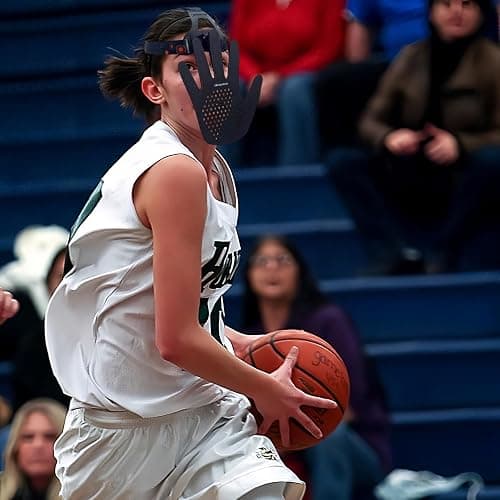 bibahala Headgear Blocking Guards Basketball Defensive Mask 2nd Generation 3D Eye-Blocking Shooting Dribble Mask Guard Shooter Jump Shot Basketball Associates Training Equipment thumbnail 7