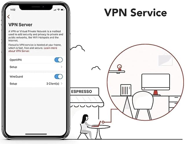 Firewalla: Cyber Security Firewall for Home & Business, Protect Network from Malware and Hacking | Smart Parental Control | Block Ads | VPN Server and Client | No Monthly Fee (Purple SE) thumbnail 8