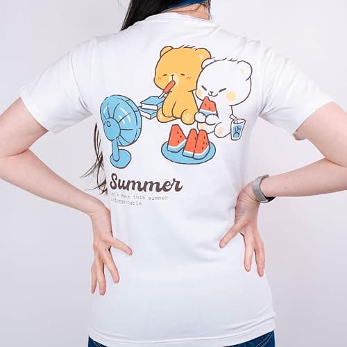 Milkmochabear Summer Watermelon T-Shirt Authentic Merchandise Cute Unisex Tee for Men and Women Screen Printed thumbnail 5