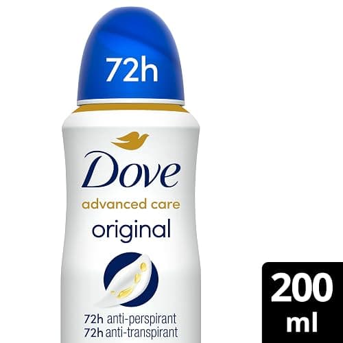 Dove Advanced Care Original Women's Antiperspirant Deodorant Spray for 72 hour protection against sweat and odour with Pro-Ceramide technology 200 ml thumbnail 3